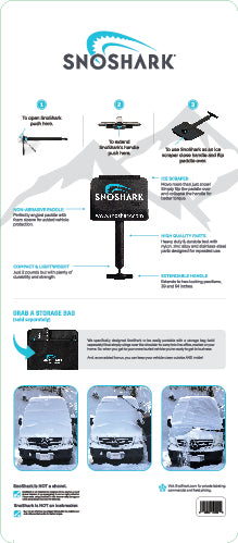 SnoShark-XL | SKU: SSXL001-BB | Master Carton: 10 units
